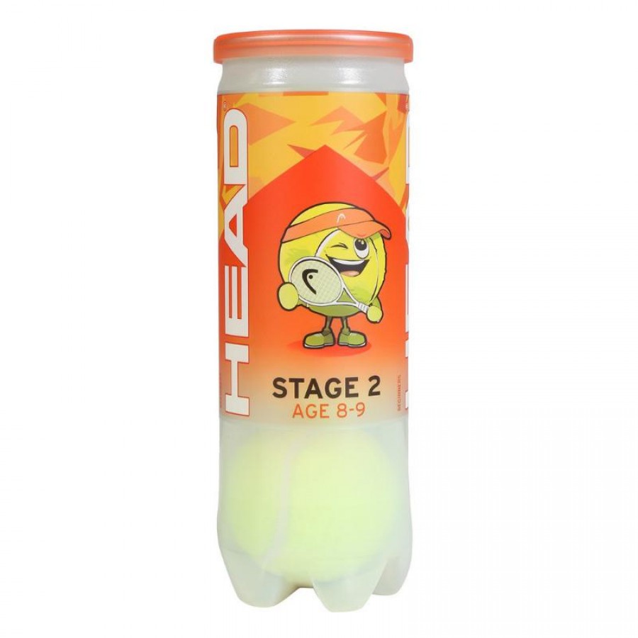 Can of 3 Head Stage 2 Orange Balls