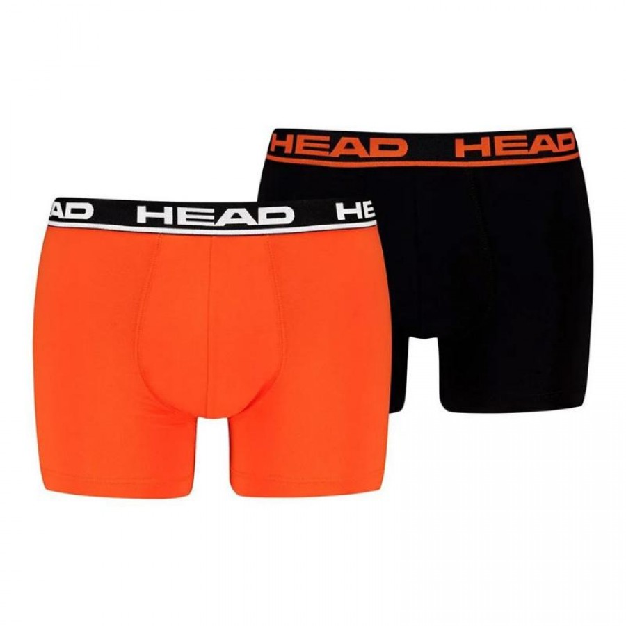 Boxer Head Basic Arancio Nero 2 Unita