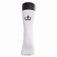 Black Crown Premium High White Socks 1 Pair