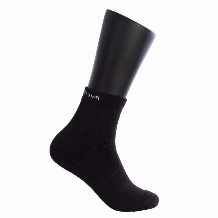 Black Crown Pro Ankle Socks Black 1 Pair