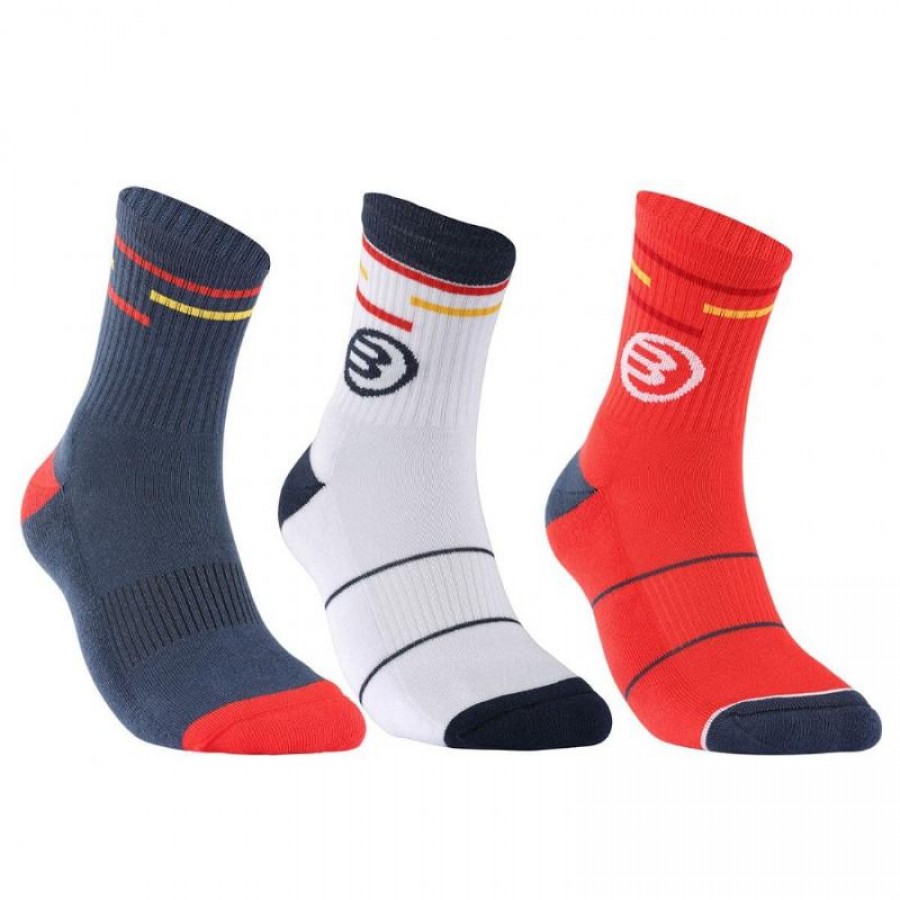 Bullpadel FEP BP-FEP2204 Chaussettes 3 Paires