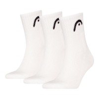 Calcetines Head All Sports Short Crew Blanco 3 Pares