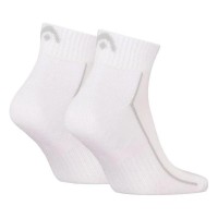 Calcetines Head Performance Quarter Blanco Gris 2 Pares