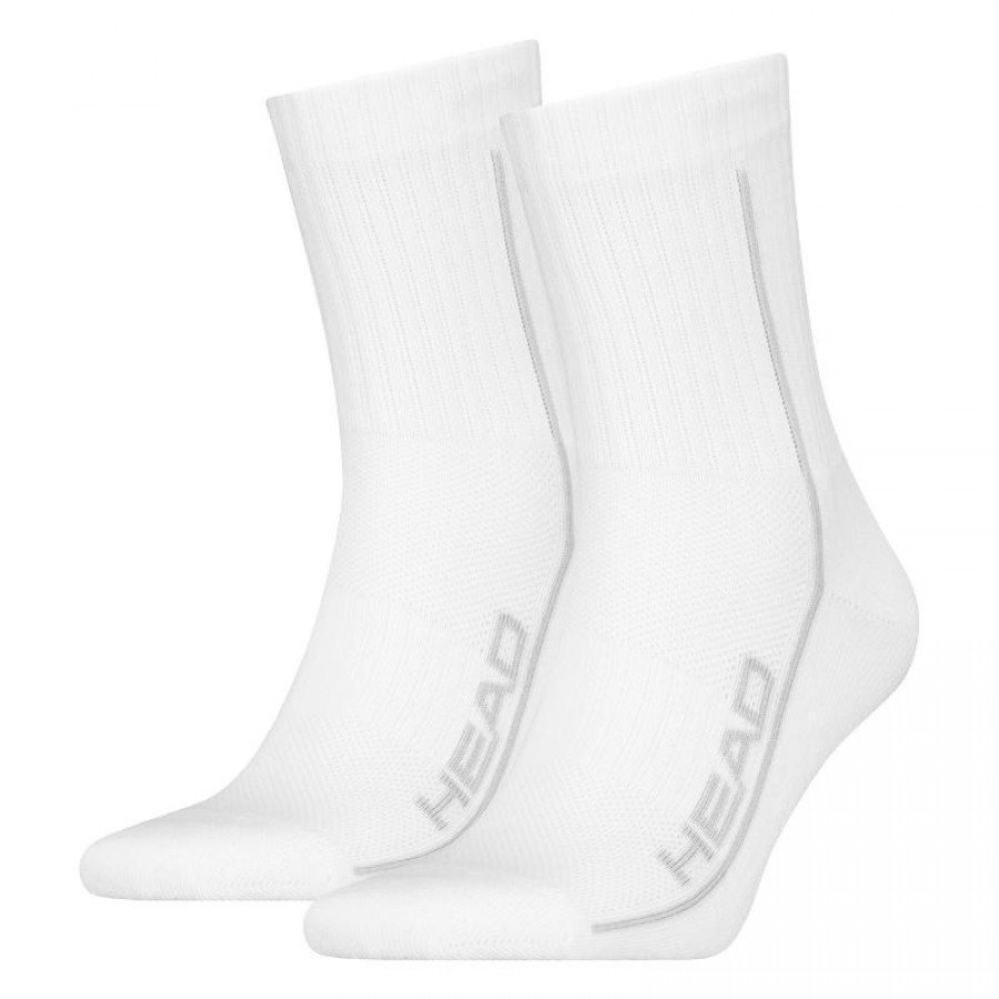 Calcetines Head Performance Short Crew Blanco 2 Pares