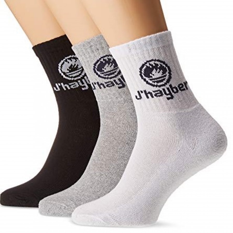 JHayber Crew Socks Colors 3 Pair