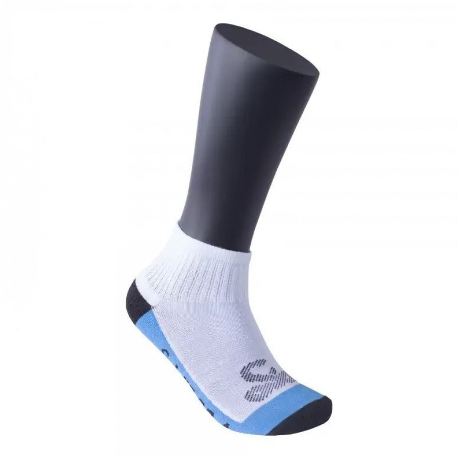 White Blue Multicolore Low Cane Viper Chaussettes 1 Paire