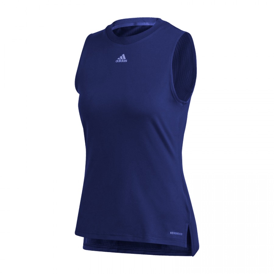 Camicia serbatoio Adidas Match blu scuro