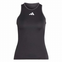 Camiseta Adidas Club Negro Gris Mujer