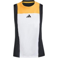 Camiseta Feminina Adidas Match Pro Branco Laranja Preto