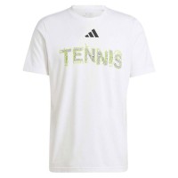 Camiseta Adidas Tennis Graphic Branca