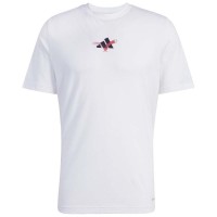 Camiseta Adidas Tennis Happy 3 Balls Graphic Blanco