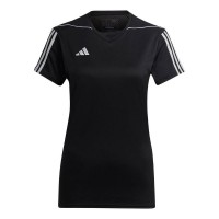 Camiseta Adidas Tiro 23 Negro Blanco Mujer