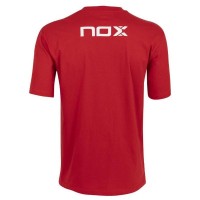 T-shirt in cotone Nox Basic Rosso Bianco