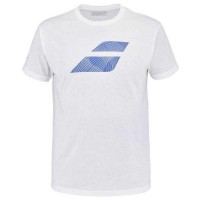 Babolat Exercise Big Flag Marbled White T-Shirt