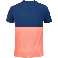 Babolat Play T-Shirt Blu Scuro Arancione