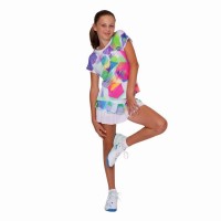 Bidi Badu Kaleido Capsleeve White Mix Junior T-Shirt