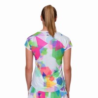 Camiseta Feminina Bidi Badu Kaleido Capsleeve White Mix