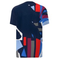 Camiseta Junior Azul Escuro Vermelho Bidi Badu New York