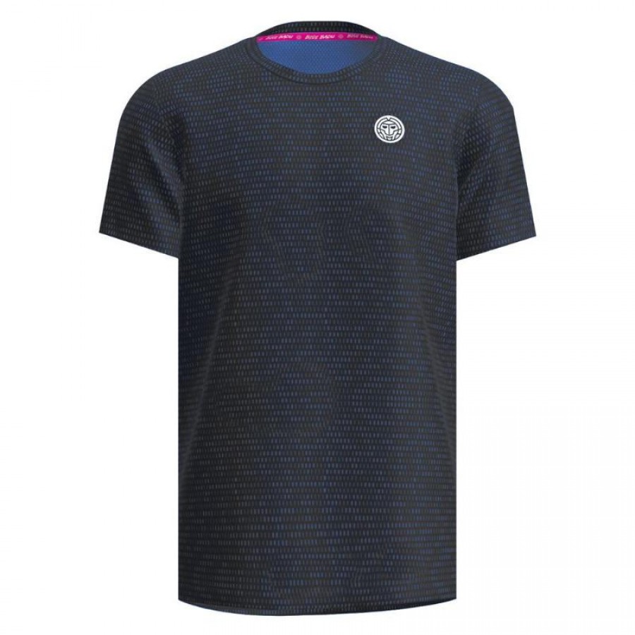 Camiseta Bidi Badu Spike Crew Two Colored Dark Gray Blue