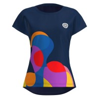 Bidi Badu Twiggy Capsleeve Dark Blue Mix T-Shirt Femme