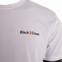 T-shirt noir Crown Inca blanc