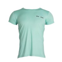 T-shirt noir Crown Inca vert Aqua