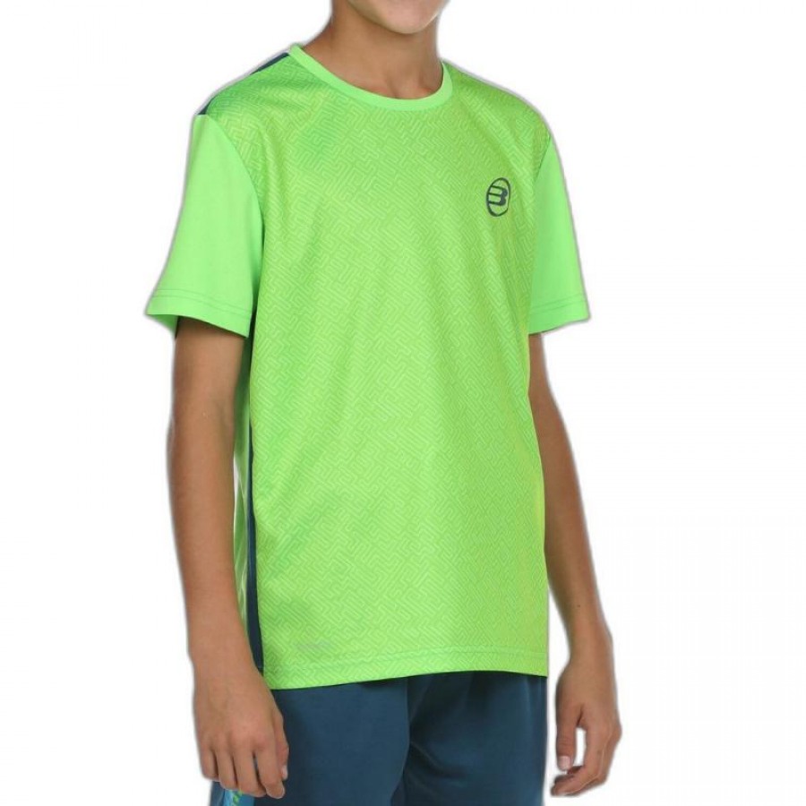 Bullpadel Caucasi Fluor Green Junior T-Shirt