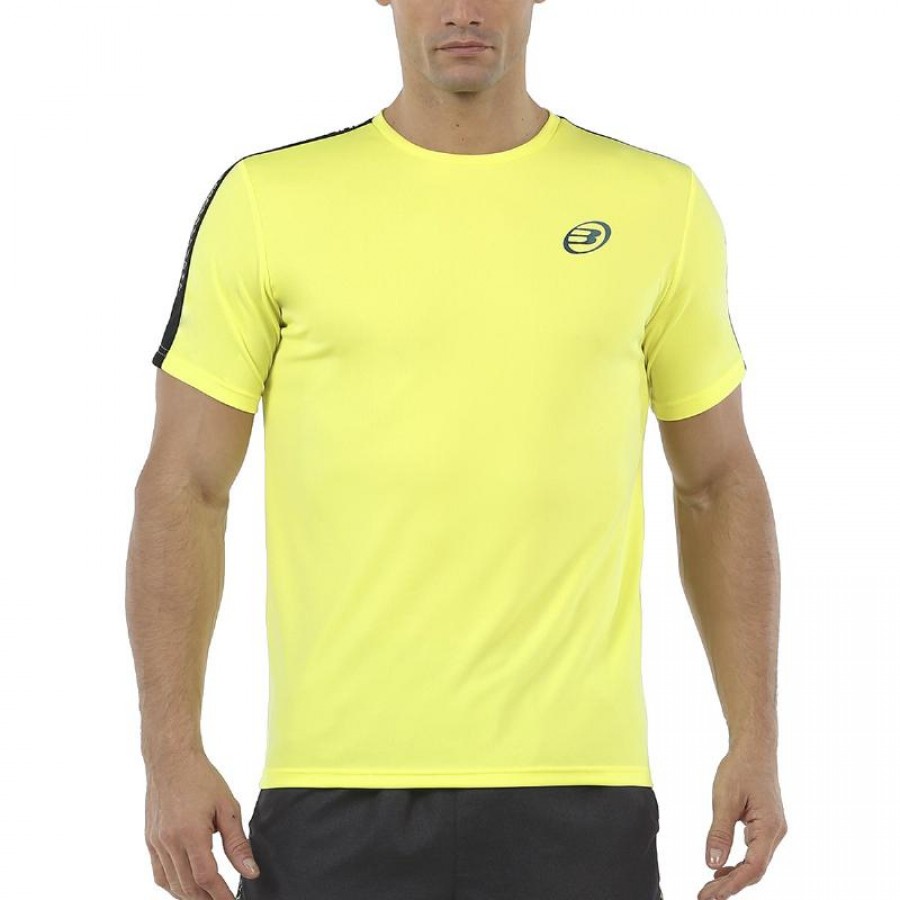 T-shirt per il fluor di zolfo giallo Bullpadel Urkita