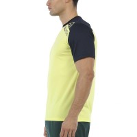 T-shirt per il fluor di zolfo giallo Bullpadel Urkita