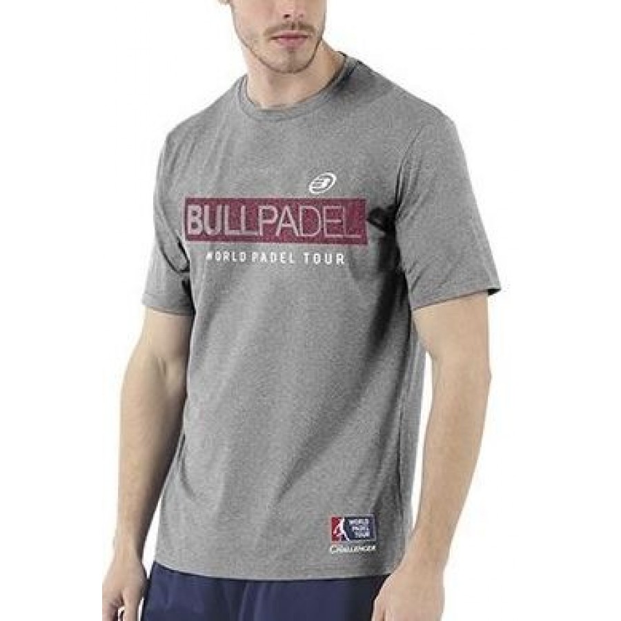 Bullpadel Zamani grigio t-Shirt melange medio