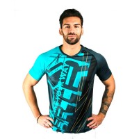 Camiseta Cartri Aswan Preto Azul