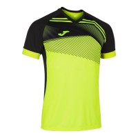 Joma Supernova II Fluorescent Yellow Black T-shirt