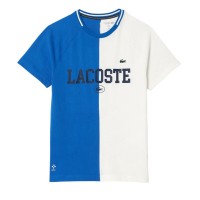 T-shirt Lacoste Daniil Medvedev bleu blanc