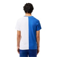 Camiseta Lacoste Daniil Medvedev Azul Branco