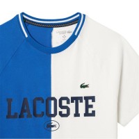 T-shirt Lacoste Daniil Medvedev bleu blanc