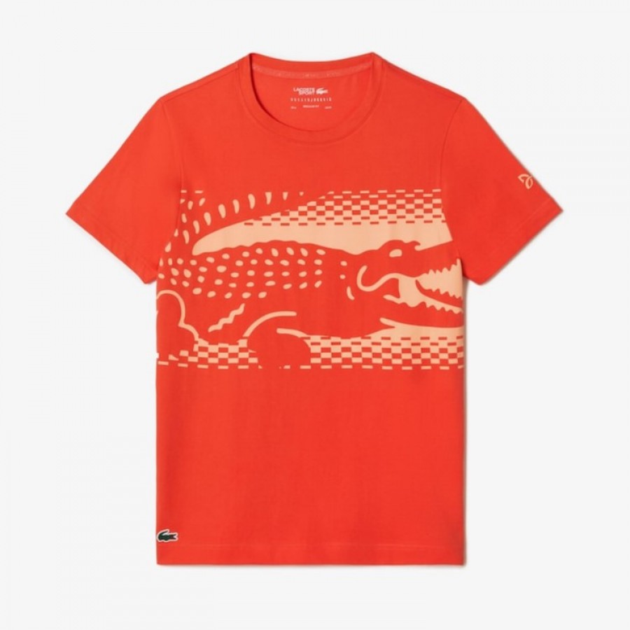 Lacoste Novak Djokovic T-shirt arancione