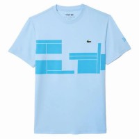 Lacoste Novak Djokovic Ultra Dry Blu Maglietta