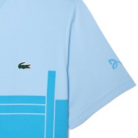 Lacoste Novak Djokovic Ultra Dry Blu Maglietta