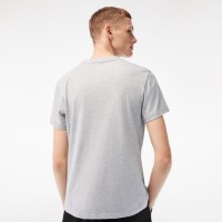 T-shirt Lacoste Sport Algodon Ecologico Grigio