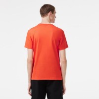 Camiseta Lacoste Sport Algodon Ecologico Naranja