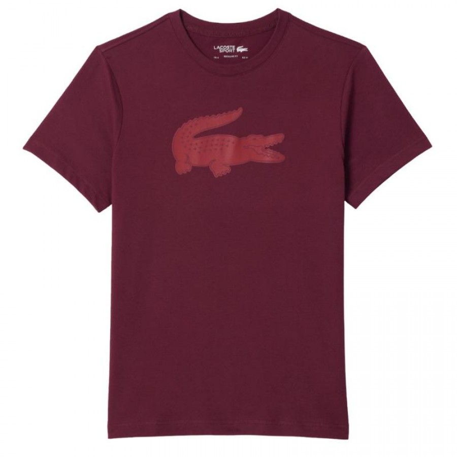 T-shirt Lacoste Sport Bordeaux