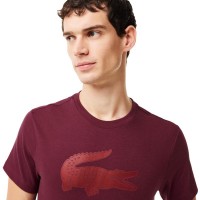 Camiseta Lacoste Sport Borgonha