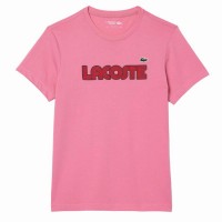 Lacoste Sport T-shirt Burgundy pink knit