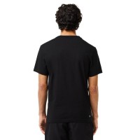 Camiseta Lacoste Ultra Dry Preto Branco