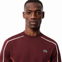 Lacoste Ultra Dry Pique Borgogna Maglietta