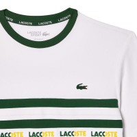 T-shirt Lacoste Ultra Dry Vert Blanc