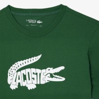 Camiseta Verde Ultra Seca Lacoste