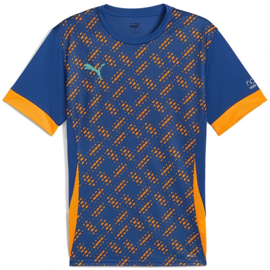 Camiseta Puma Individual Azul Laranja