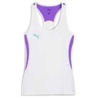 Puma Individual Blanc Lilas T-Shirt Femme