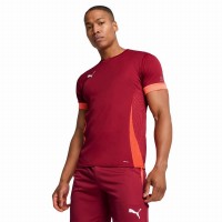 Puma Individual Maglietta Rosso Scuro